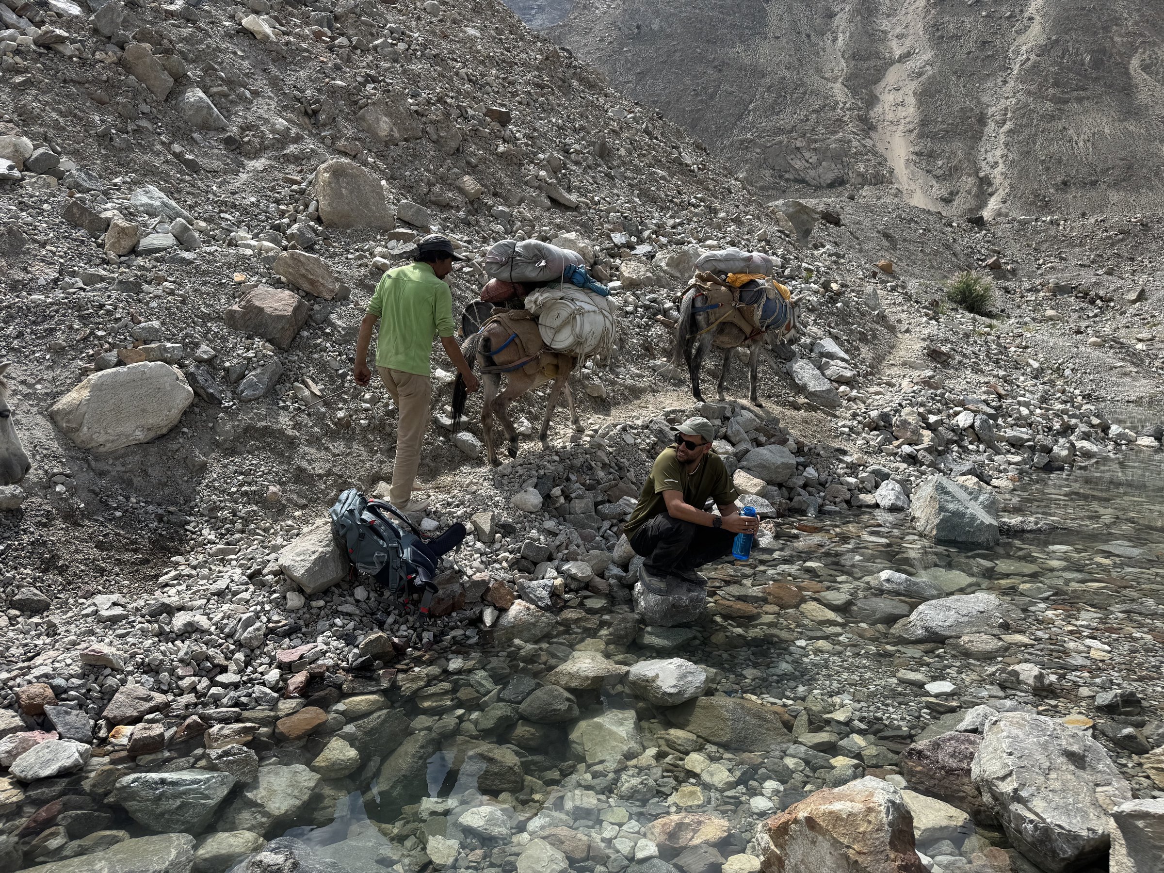 Hiking to K2 base camp